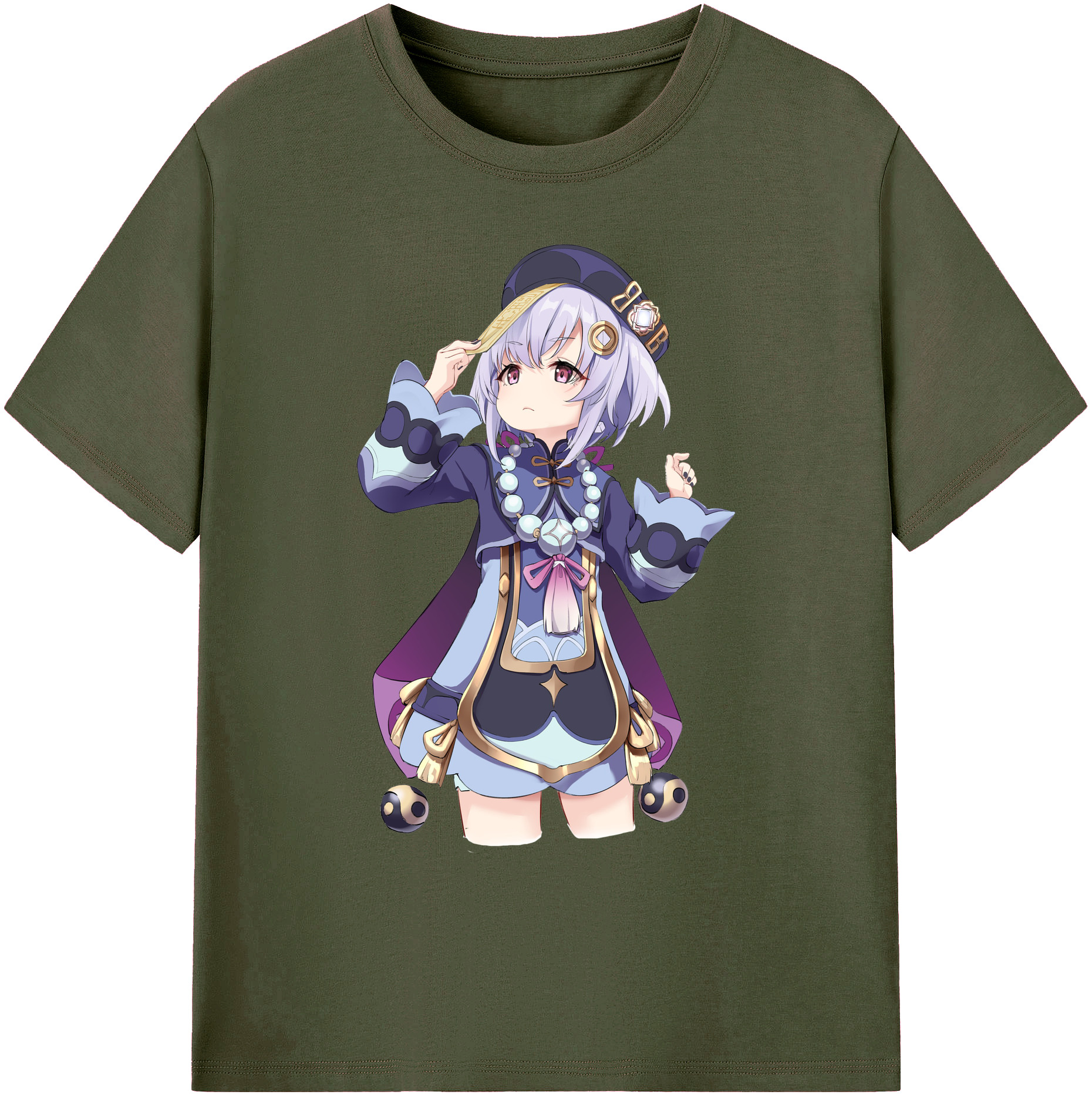 げんし神 七七 なな  genshin Nana 綿100％ メンズ半袖Tシャツ｜肌触りやわらか＆通気性
